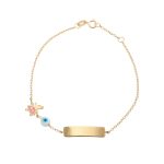 ΒΡΑΧΙΟΛΙ 9 ΚΑΡΑΤΙΑ ΚΙΤΡΙΝΟ ΧΡΥΣΟ ΜΕ ΜΑΤΑΚΙ 0073-BR43185