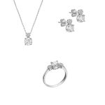 ΣΕΤ ΑΠΟ 14 ΚΑΡΑΤΙΑ ΛΕΥΚΟΧΡΥΣΟ ΜΕ ΖΙΡΓΚΟΝ 0065-SET256736