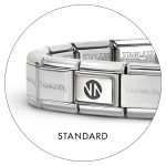 NOMINATION COMPOSABLE CLASSIC BRACELET-BASE STAINLESS STEEL NN LOGO 530300/SI