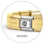 NOMINATION COMPOSABLE CLASSIC BRACELET-BASE STAINLESS STEEL GOLD NN LOGO 530301/SI/008