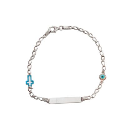 ΒΡΑΧΙΟΛΙ 9 ΚΑΡΑΤΙΑ ΛΕΥΚΟΧΡΥΣΟ ΜΕ ΜΑΤΑΚΙ 0099-BR89053