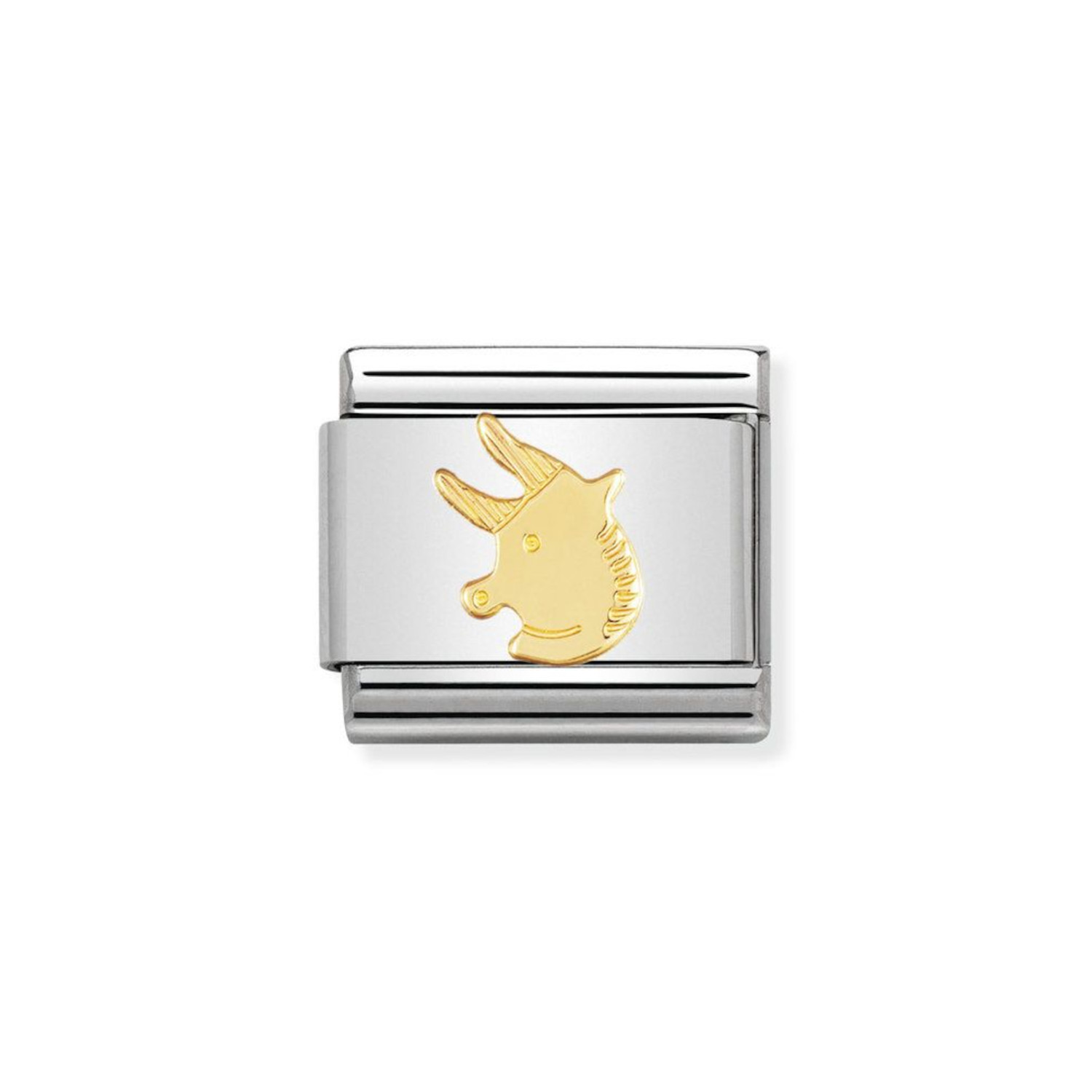 NOMINATION COMPOSABLE CLASSIC LINK TAURUS IN 18K GOLD 030104/02