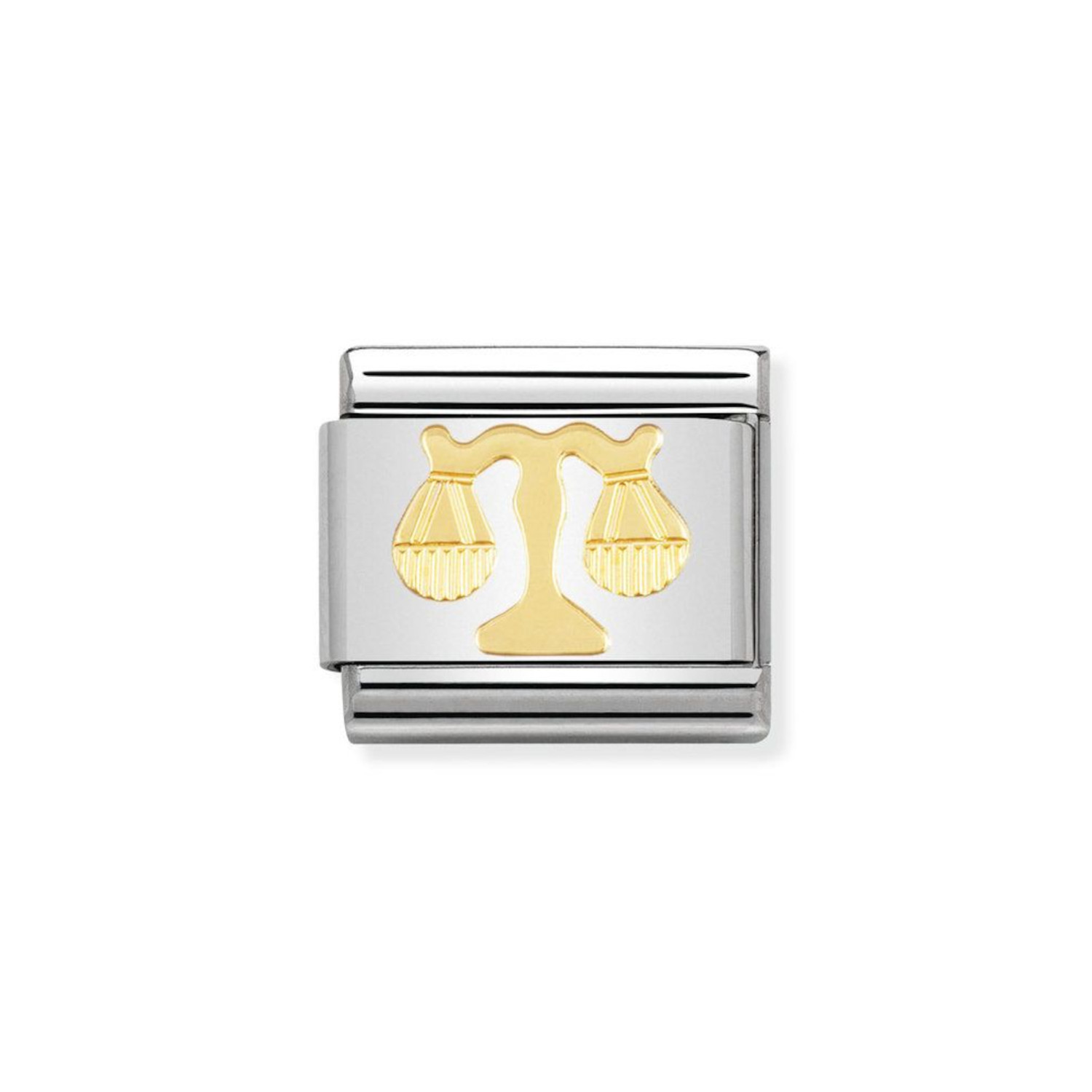 NOMINATION COMPOSABLE CLASSIC LINK LIBRA IN 18K GOLD 030104/07