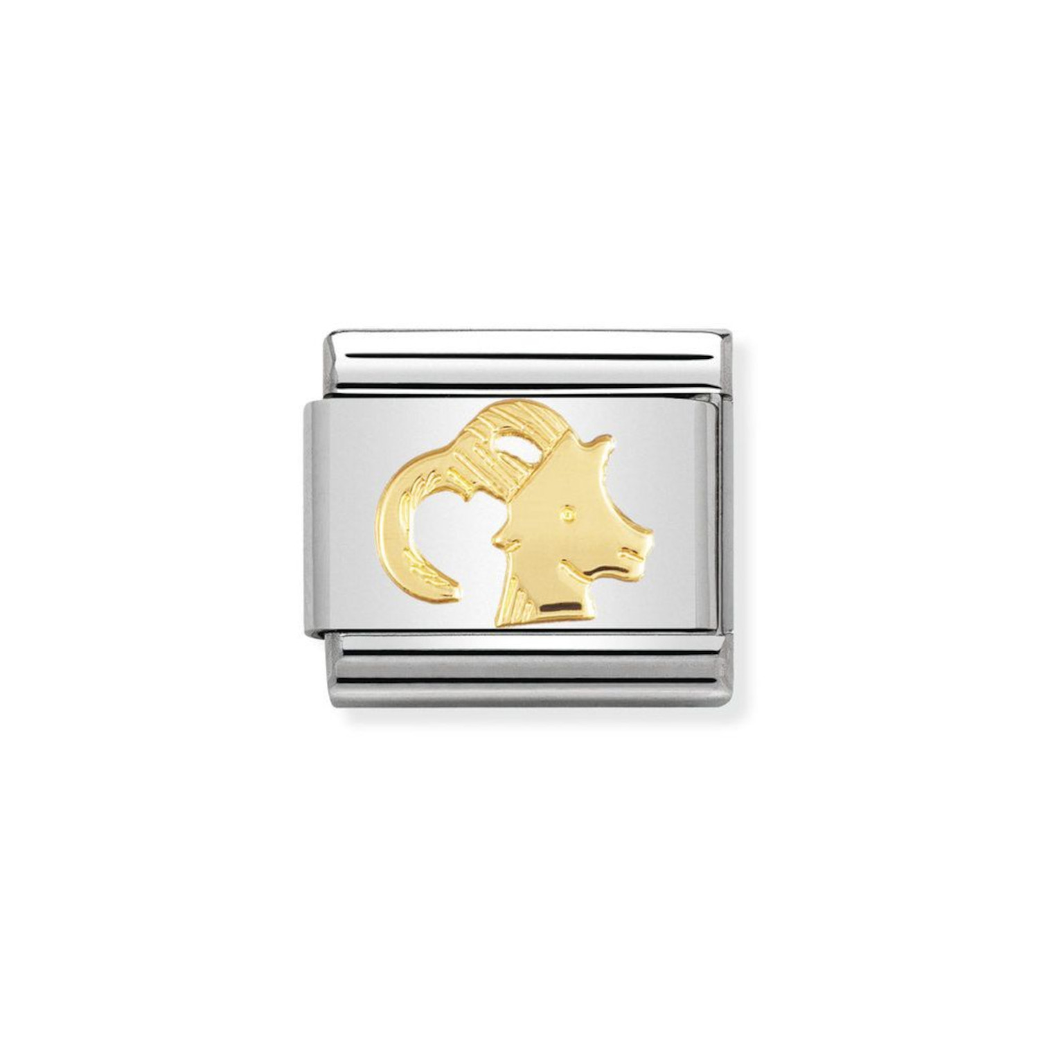 NOMINATION COMPOSABLE CLASSIC LINK CAPRICORN IN 18K GOLD 030104/10
