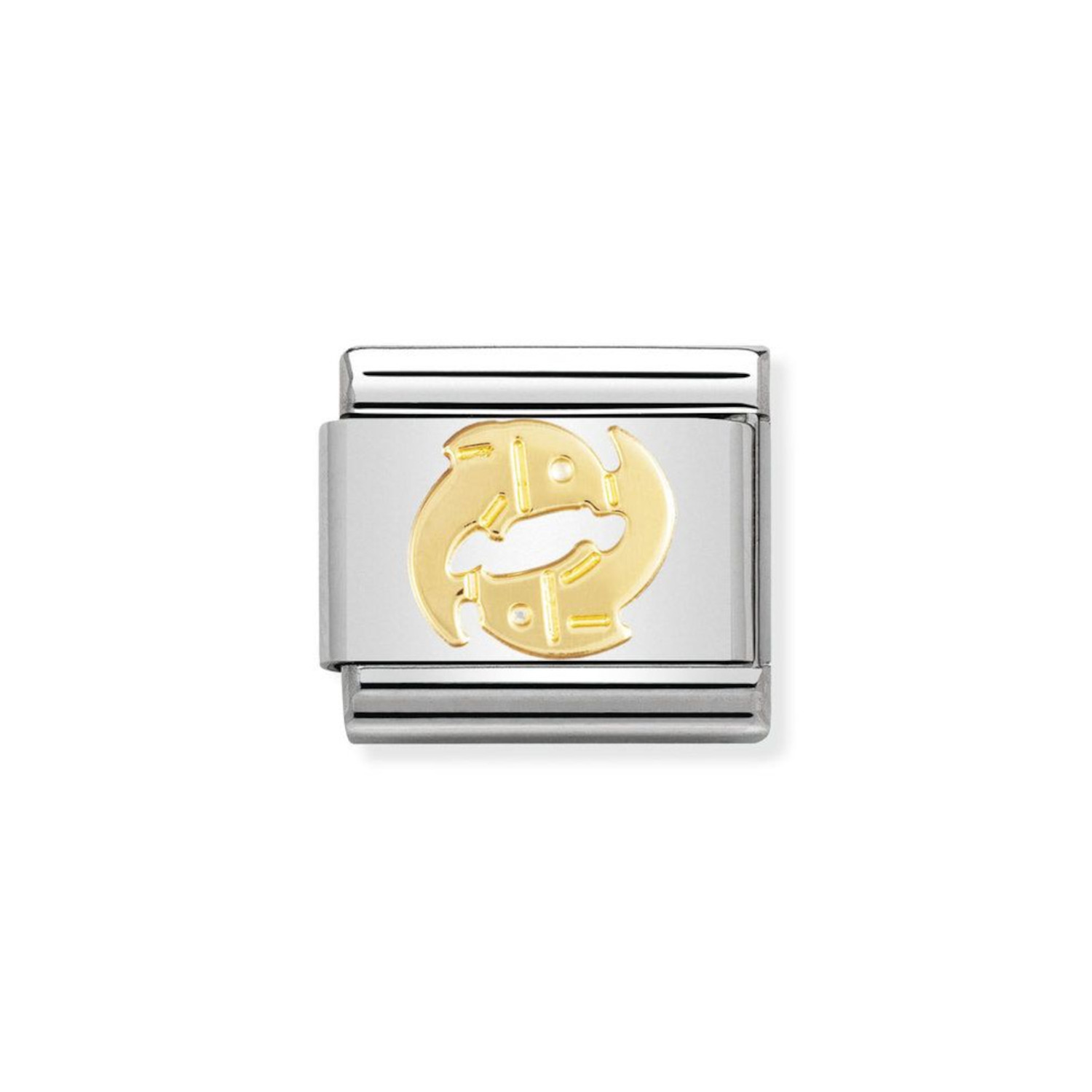 NOMINATION COMPOSABLE CLASSIC LINK PISCES IN 18K GOLD 030104/12