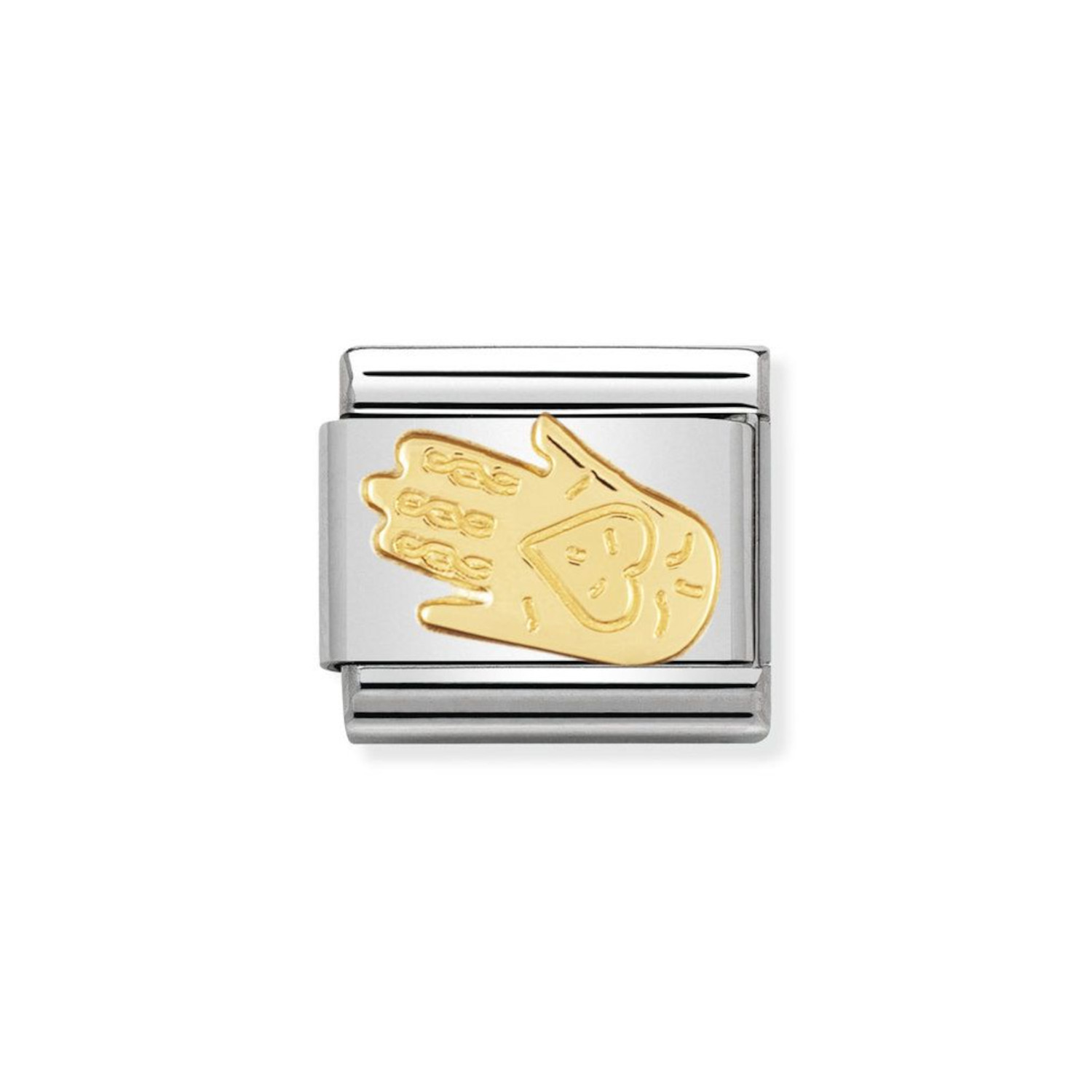 NOMINATION COMPOSABLE CLASSIC LINK HAND OF FATIMA IN 18K GOLD 030105/09