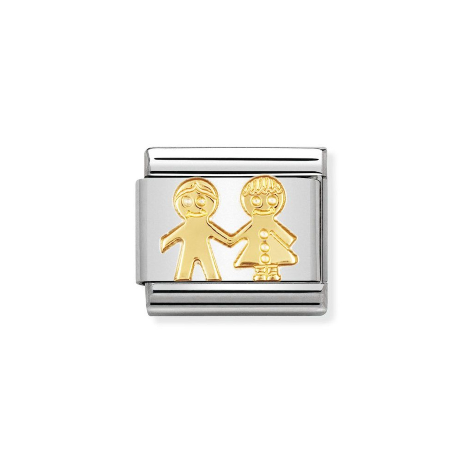 NOMINATION COMPOSABLE CLASSIC LINK CHILDREN IN 18K GOLD 030110/05