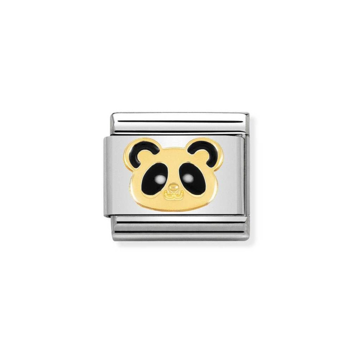 NOMINATION COMPOSABLE CLASSIC LINK PANDA FACE IN 18K GOLD 030248/18