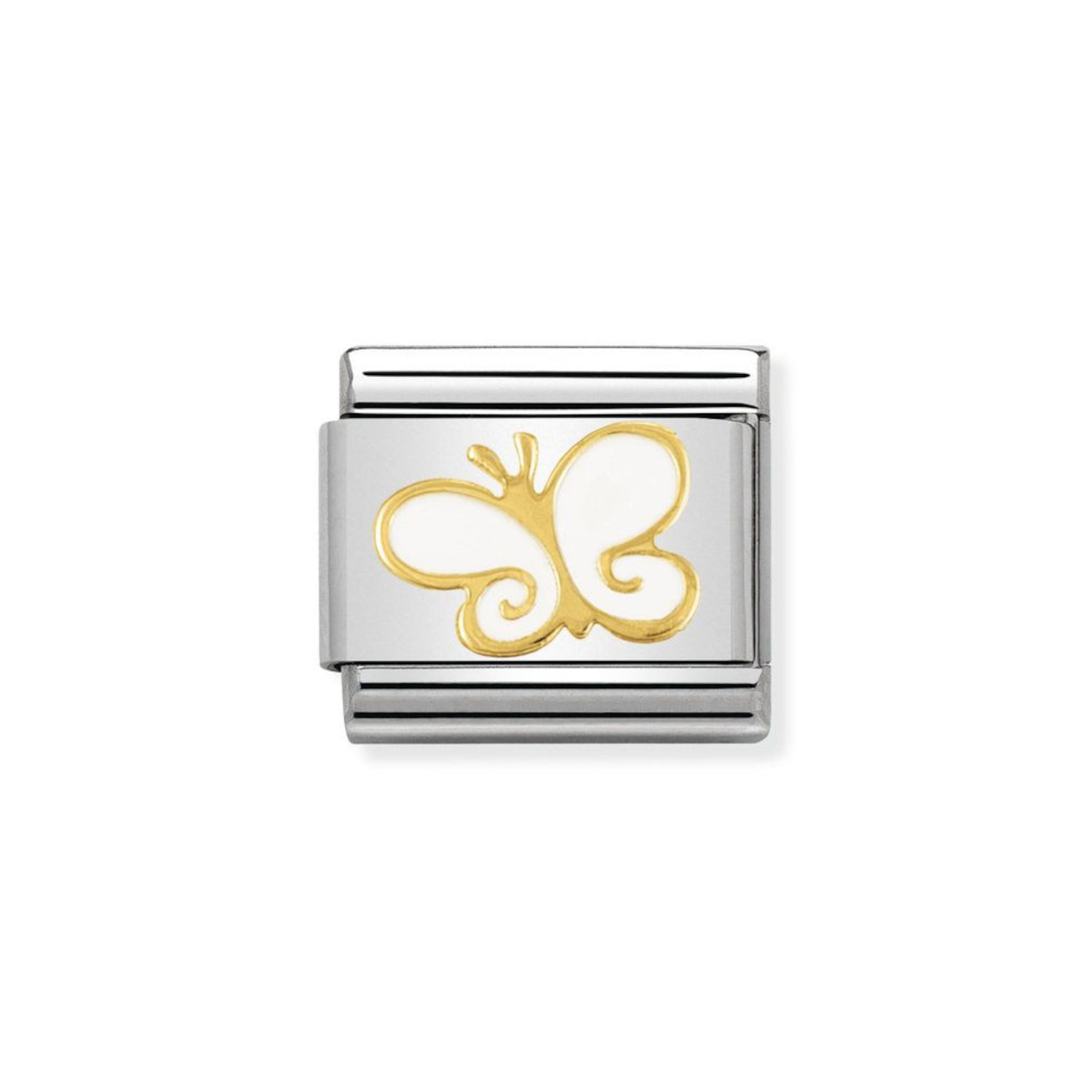 NOMINATION COMPOSABLE CLASSIC LINK BUTTERFLY IN 18K GOLD 030278/03