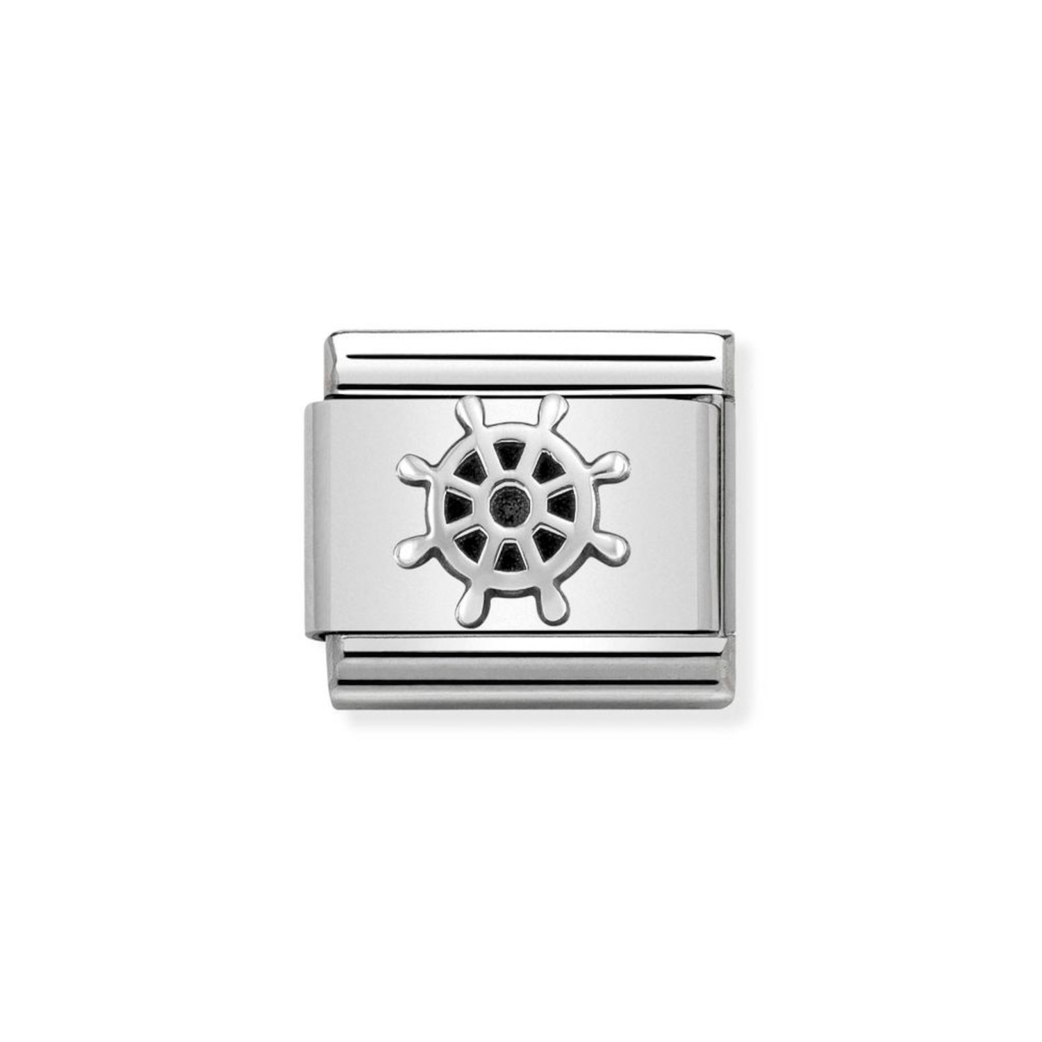 NOMINATION COMPOSABLE CLASSIC LINK BOAT WHEEL IN STERLING SILVER 330101/26