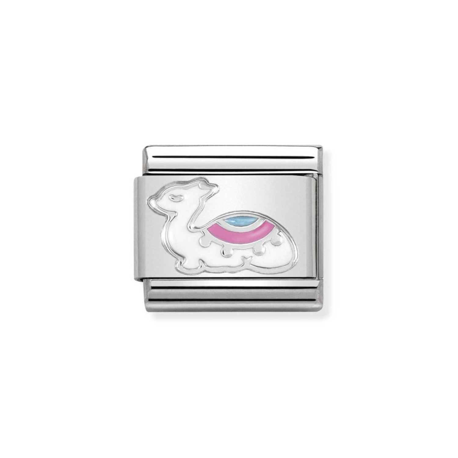 NOMINATION COMPOSABLE CLASSIC LINK LLAMA IN STERLING SILVER WITH ENAMEL 330204/18