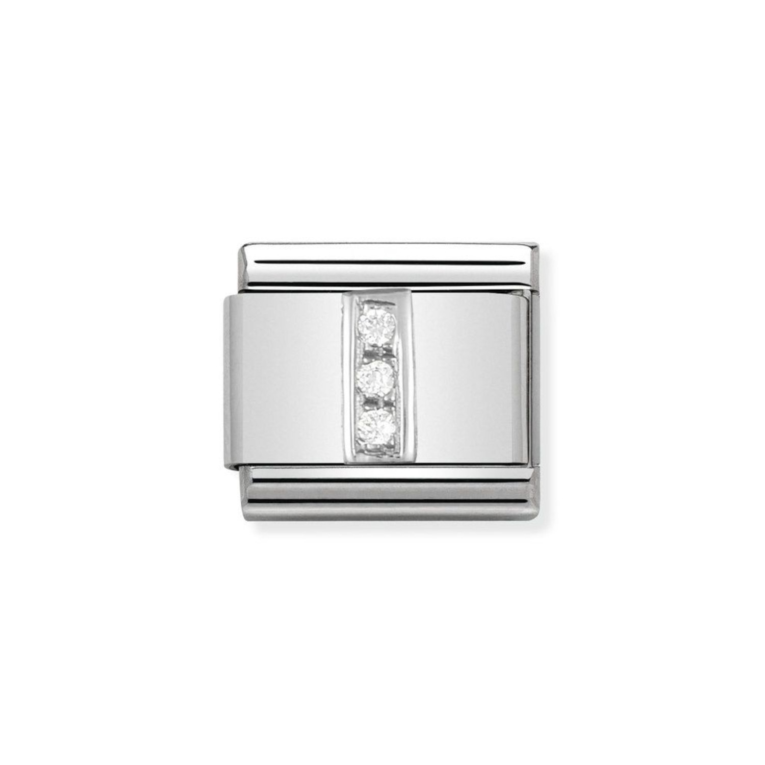 NOMINATION COMPOSABLE CLASSIC LINK LETTER I IN STERLING SILVER 330301/09