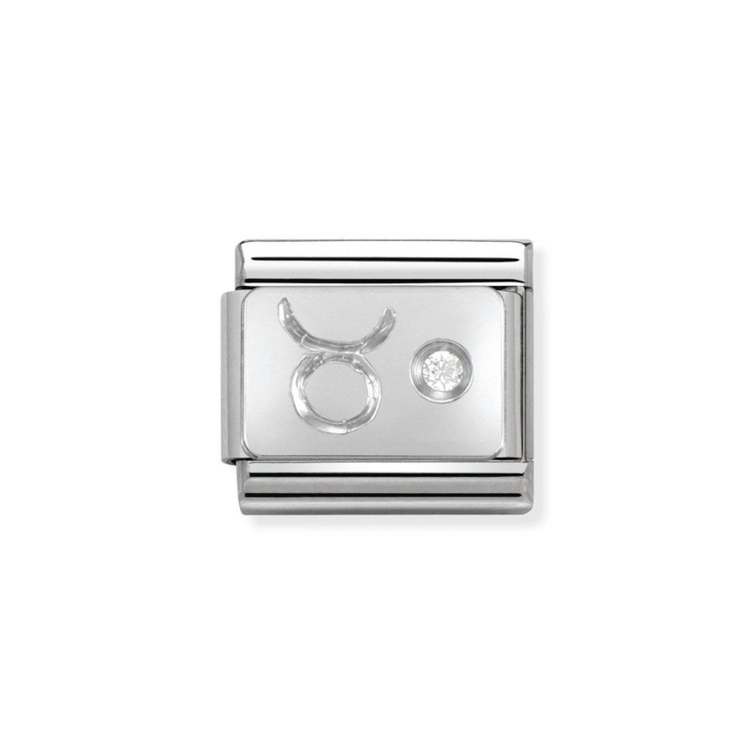NOMINATION COMPOSABLE CLASSIC LINK TAURUS IN STERLING SILVER 330302/02