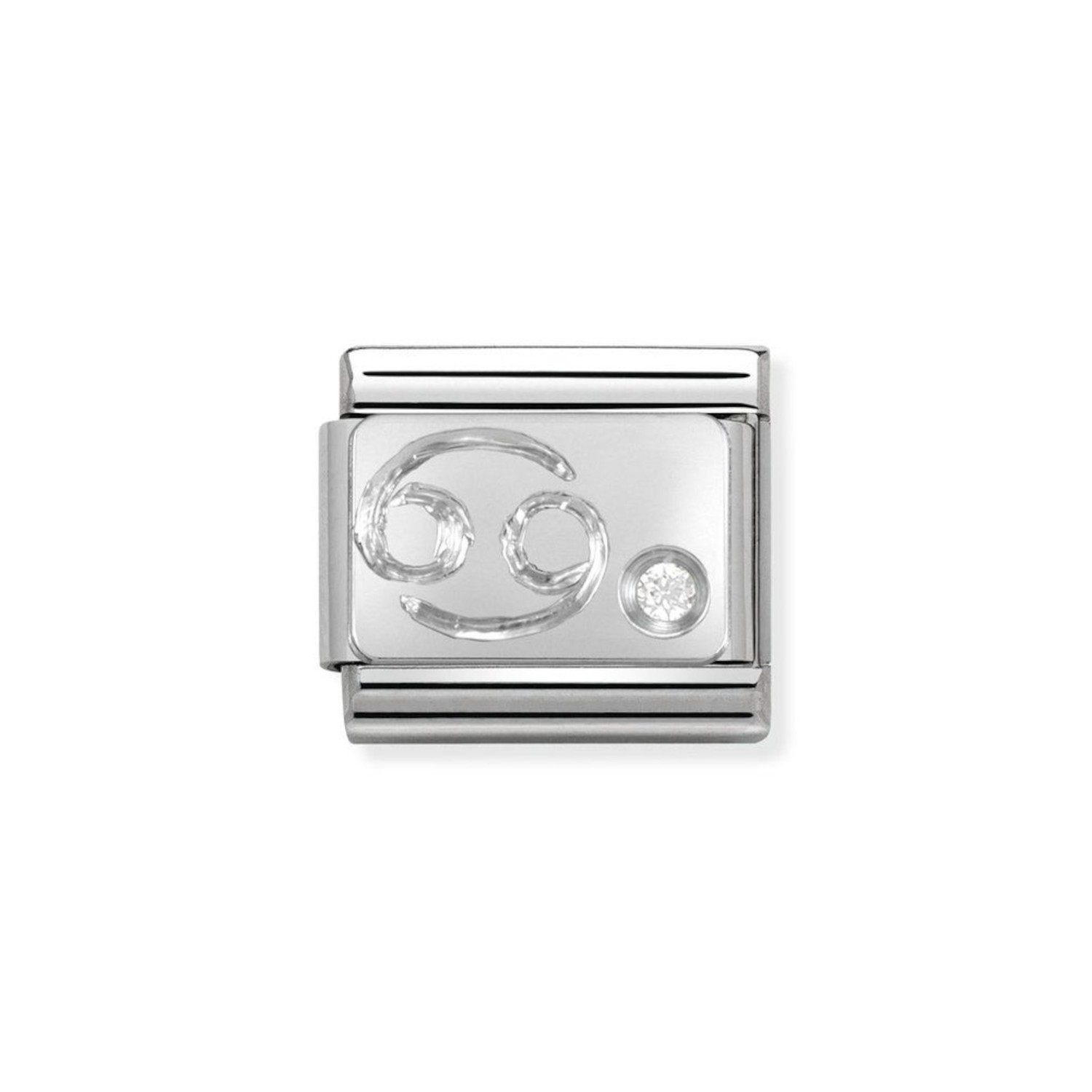 NOMINATION COMPOSABLE CLASSIC LINK CANCER IN STERLING SILVER 330302/04