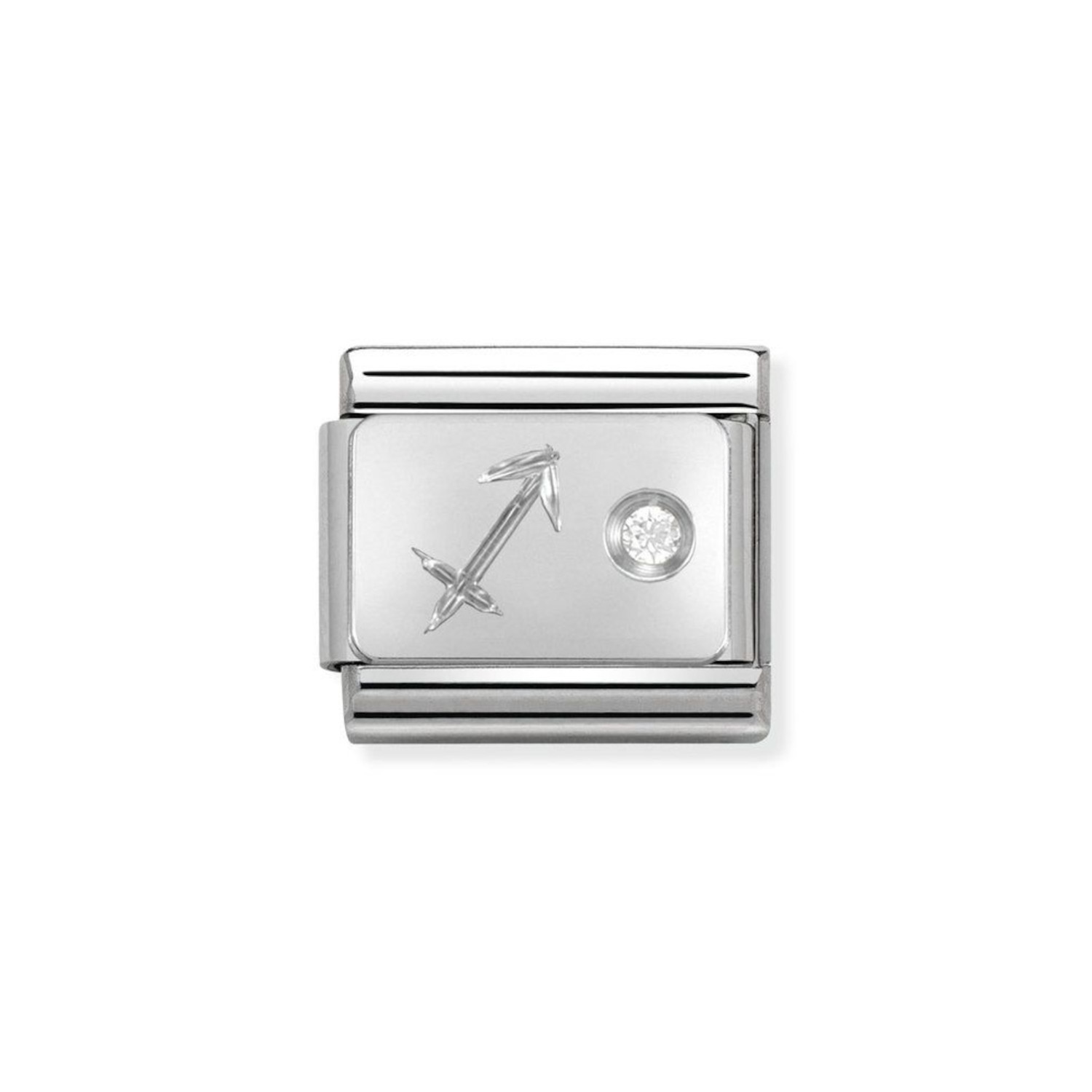 NOMINATION COMPOSABLE CLASSIC LINK SAGITTARIUS IN STERLING SILVER 330302/09