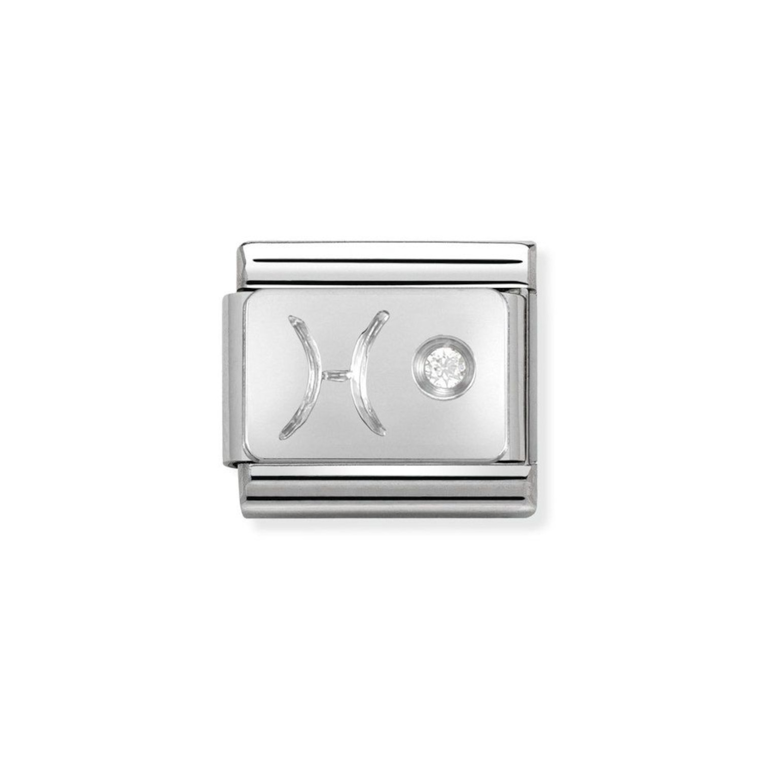 NOMINATION COMPOSABLE CLASSIC LINK PISCES IN STERLING SILVER 330302/12