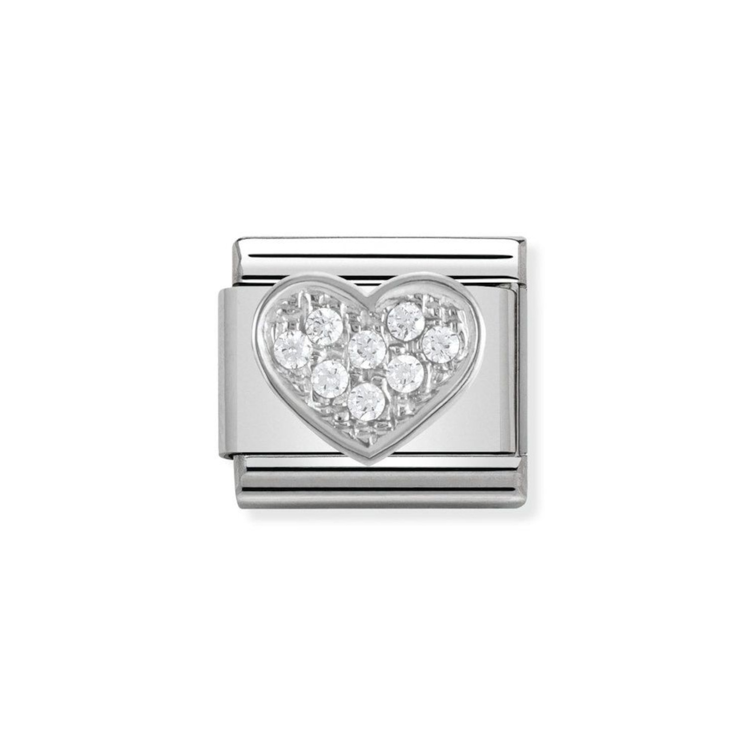 NOMINATION COMPOSABLE CLASSIC LINK LOVE IN STERLING SILVER 330304/01