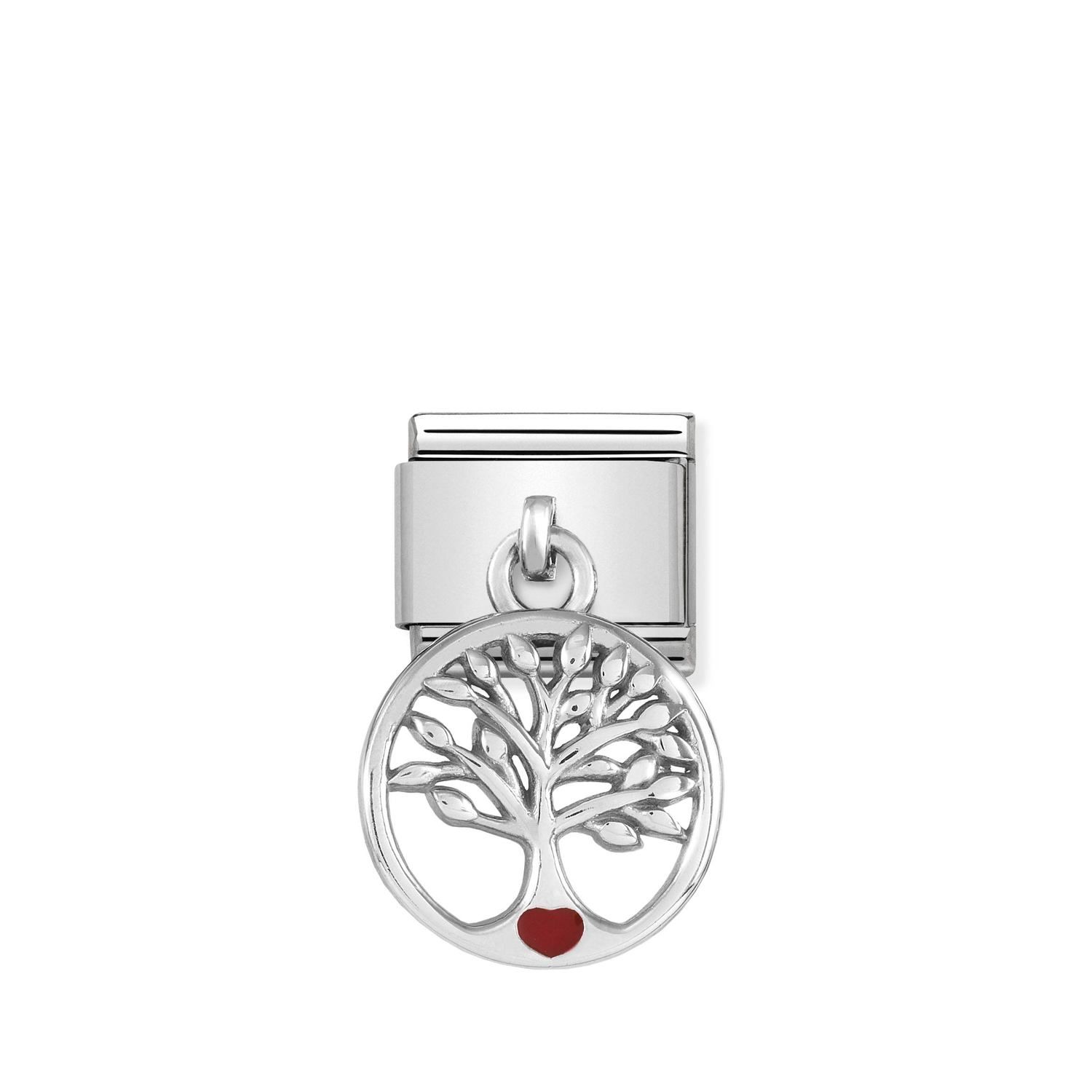 NOMINATION COMPOSABLE CLASSIC LINK WITH PENDANT TREE OF LIFE SYMBOL IN STERLING SILVER 331805/07