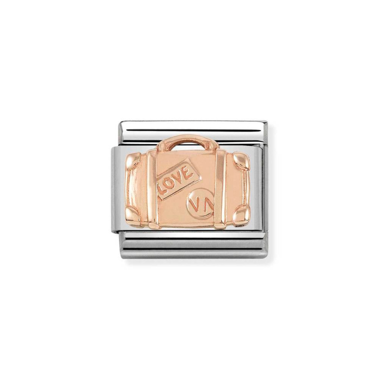NOMINATION COMPOSABLE CLASSIC LINK SUITCASE IN 9K ROSE GOLD 430102/07