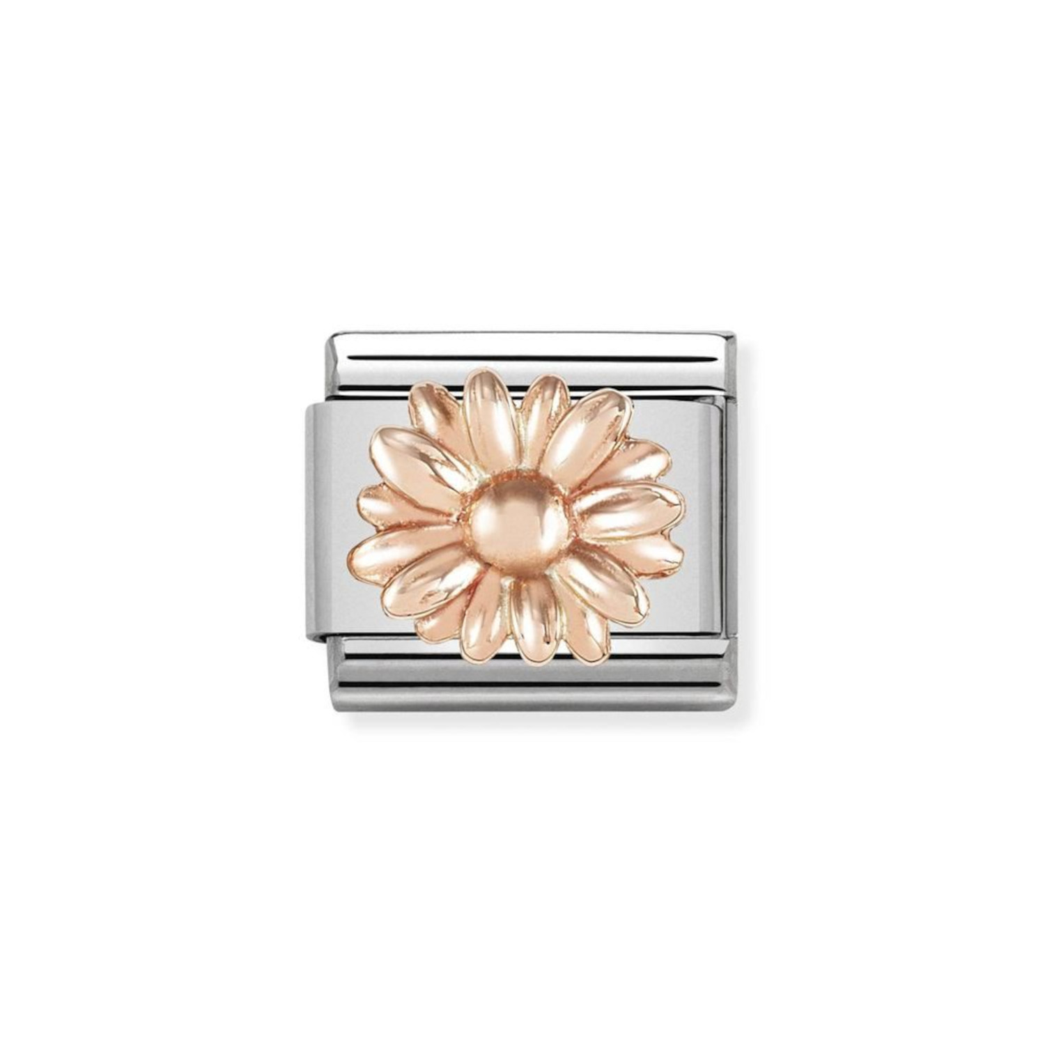 NOMINATION COMPOSABLE CLASSIC LINK DAISY IN 9K ROSE GOLD 430106/08