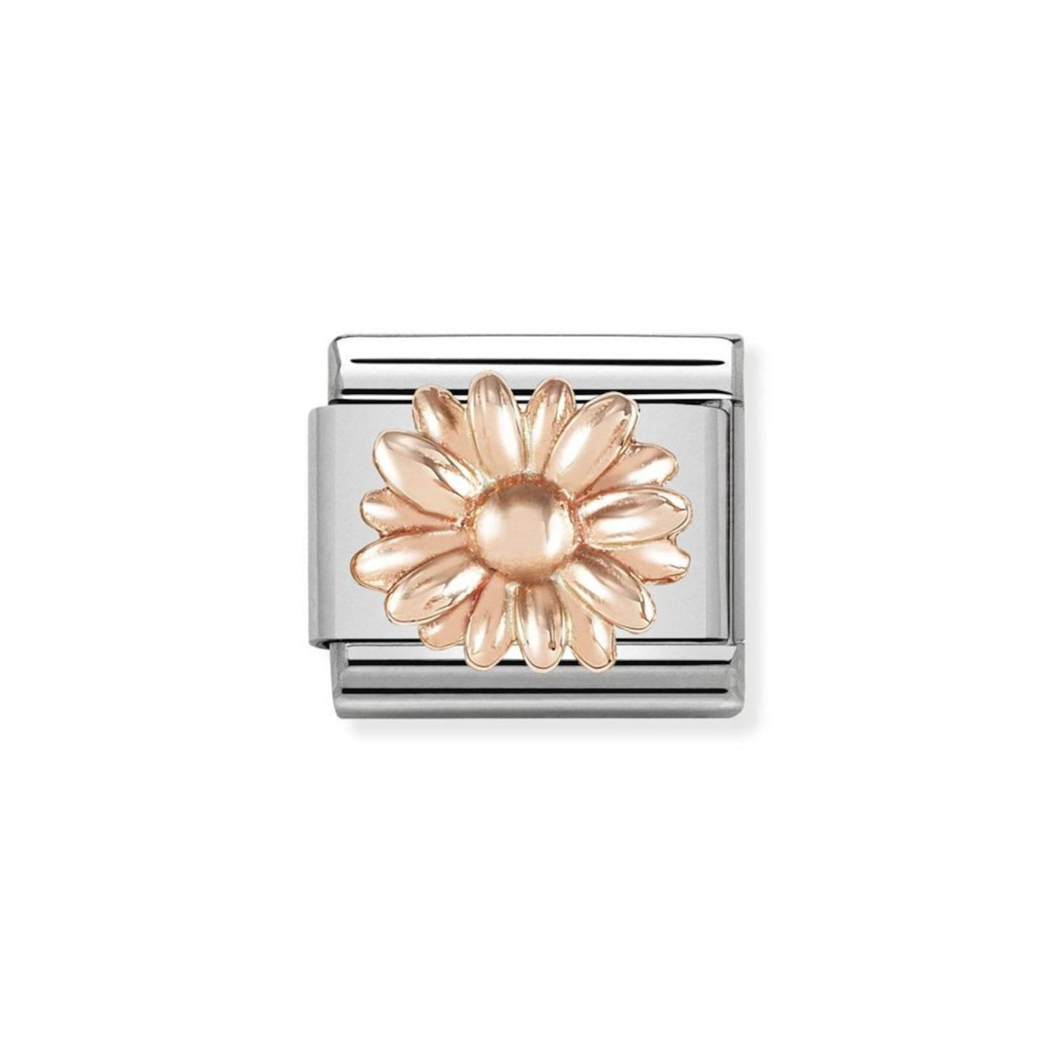 NOMINATION COMPOSABLE CLASSIC LINK DAISY IN 9K ROSE GOLD 430106/08