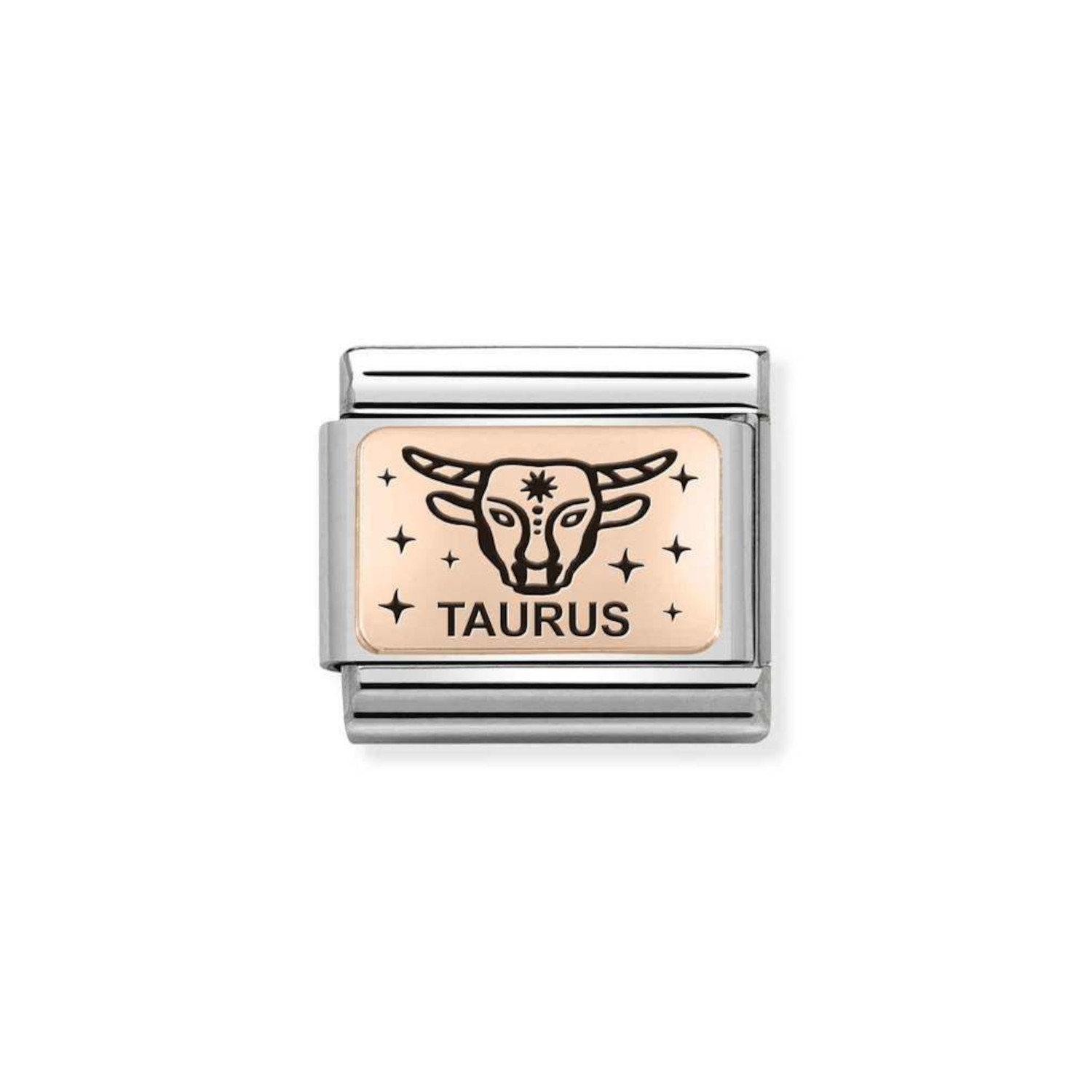 NOMINATION COMPOSABLE CLASSIC LINK TAURUS IN 9K ROSE GOLD 430112/02