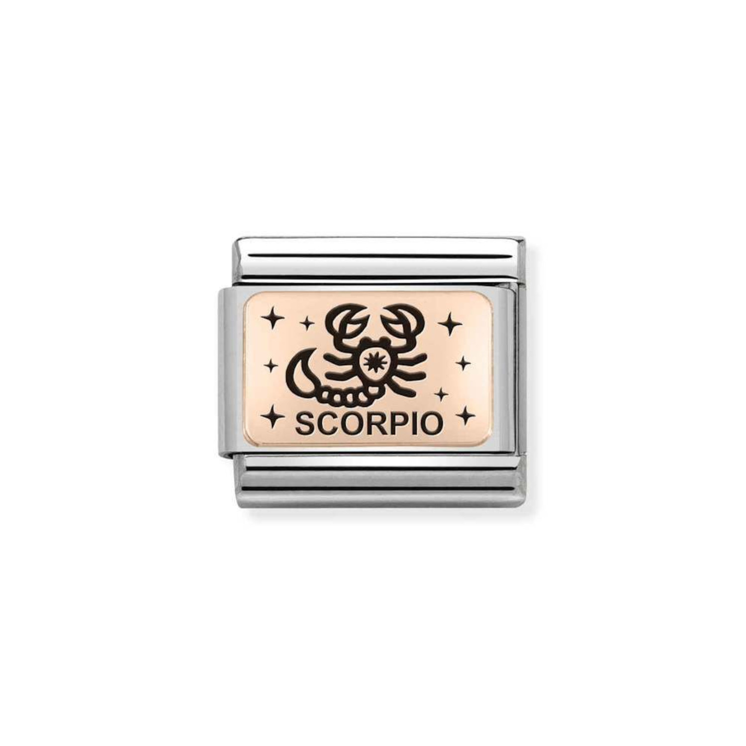 NOMINATION COMPOSABLE CLASSIC LINK SCORPIO IN 9K ROSE GOLD 430112/08