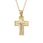 ΣΤΑΥΡΟΣ ΜΕ ΑΛΥΣΙΔΑ ΑΠΟ 14 ΚΑΡΑΤΙΑ ΚΙΤΡΙΝΟ ΧΡΥΣΟ 0045-ST239199