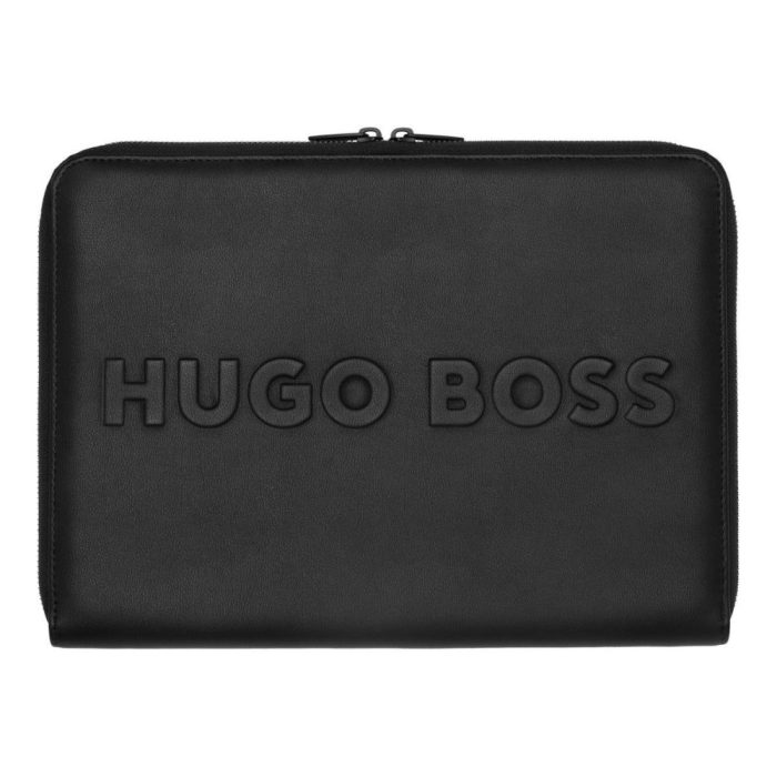 HUGO BOSS ΝΤΟΣΙΕ Α4 LABEL BLACK CONFERENCE FOLDER HTA209A