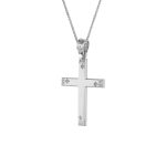 ΣΤΑΥΡΟΣ TRIANTOS ΜΕ ΑΛΥΣΙΔΑ ΑΠΟ 14 ΚΑΡΑΤΙΑ ΛΕΥΚΟΧΡΥΣΟ ΜΕ ΖΙΡΓΚΟΝ 1.1.1395