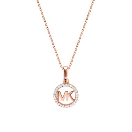 MICHAEL KORS CHARMS ΚΟΛΙΕ ΑΠΟ ΡΟΖ ΕΠΙΧΡΥΣΩΜΕΝΟ ΑΣΗΜΙ ΜΕ ΖΙΡΓΚΟΝ MKC1108AN791