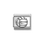 NOMINATION COMPOSABLE CLASSIC LINK VOLLEY BALL IN STERLING SILVER 330101/71