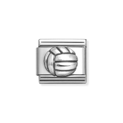 NOMINATION COMPOSABLE CLASSIC LINK VOLLEY BALL IN STERLING SILVER 330101/71