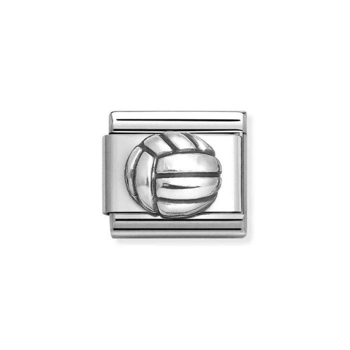 NOMINATION COMPOSABLE CLASSIC LINK VOLLEY BALL IN STERLING SILVER 330101/71