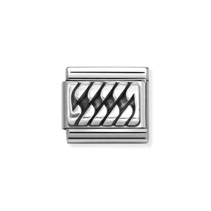 NOMINATION COMPOSABLE CLASSIC LINK BRAID IN STERLING SILVER 330102/59