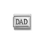 NOMINATION COMPOSABLE CLASSIC LINK DAD IN STERLING SILVER 330102/63