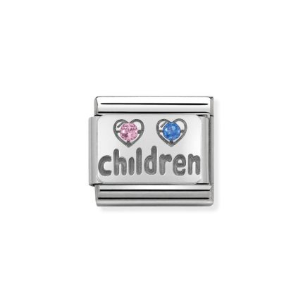 NOMINATION COMPOSABLE CLASSIC LINK CHILDREN IN STERLING SILVER 330304/15