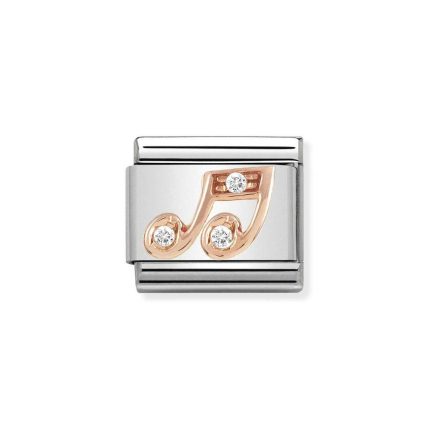 NOMINATION COMPOSABLE CLASSIC LINK MUSIC NOTE IN 9K ROSE GOLD 430305/25