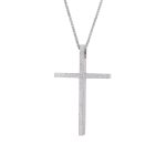 ΣΤΑΥΡΟΣ VALORO ΜΕ ΑΛΥΣΙΔΑ ΑΠΟ 14 ΚΑΡΑΤΙΑ ΛΕΥΚΟΧΡΥΣΟ 0203-ST249236