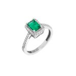 ΔΑΧΤΥΛΙΔΙ 14 ΚΑΡΑΤΙΑ ΛΕΥΚΟΧΡΥΣΟ ΜΕ ΖΙΡΓΚΟΝ 0166-DA97131