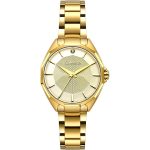 Breeze Hermosa Crystals Gold Stainless Steel Bracelet 212151.2