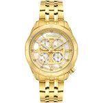 Breeze Symmetria Swarovski Gold Stainless Steel Bracelet 212261.2