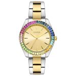 Breeze Prismatic Crystals Two Tone Stainless Steel Bracelet 712411.2