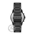 Armani Exchange Banks Black Stainless Steel Bracelet Chronograph AX1722