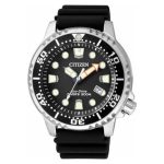 Citizen Eco-Drive Divers Black Rubber Strap BN0150-10E