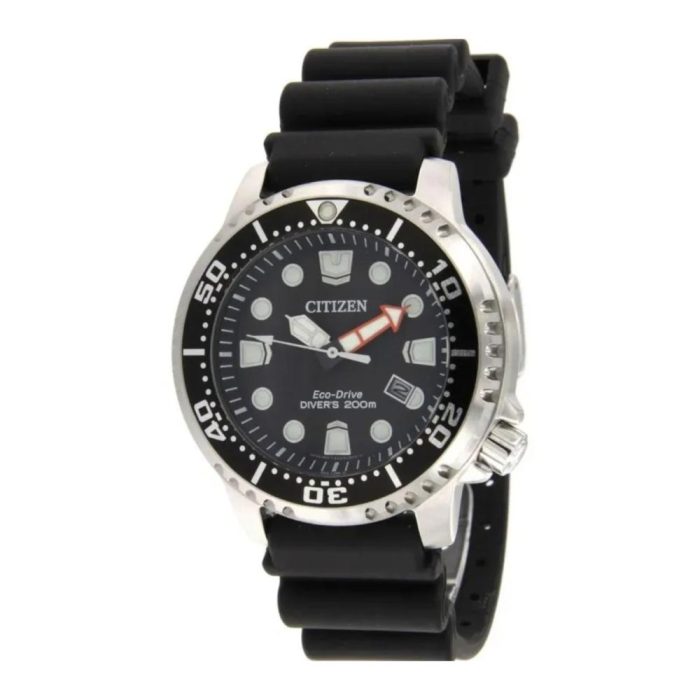 Citizen Eco-Drive Divers Black Rubber Strap BN0150-10E