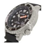 Citizen Eco-Drive Divers Black Rubber Strap BN0150-10E