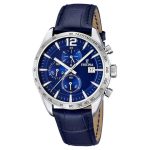 Festina Blue Leather Strap Chronograph F16760/3