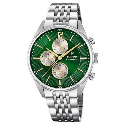 Festina Stainless Steel Bracelet Chronograph F20285/9