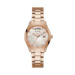 Guess Aura Crystals Rose Gold Stainless Steel Bracelet GW0047L2